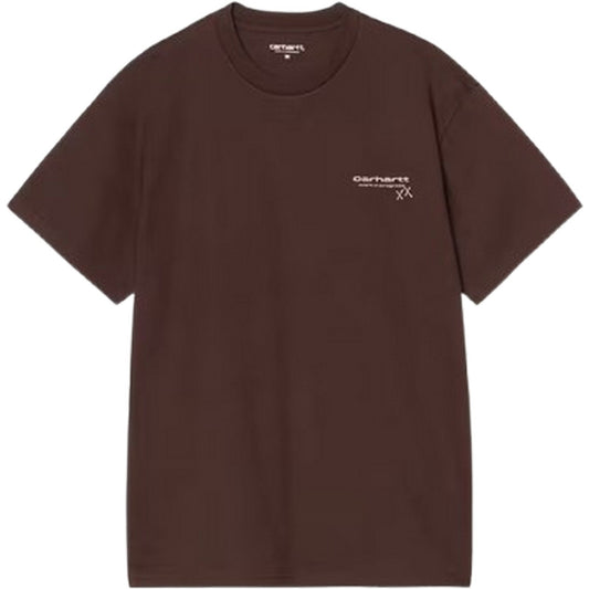 T-shirt Uomo Carhartt Wip - S/S Garble T-Shirt - Marrone