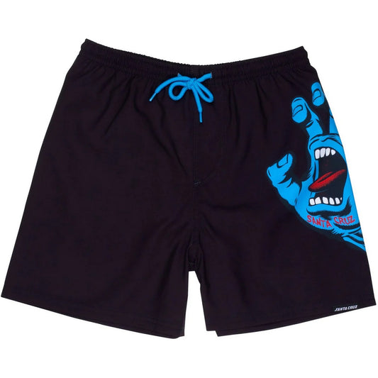 Pantaloncini e calzoncini Ragazzo Santa Cruz - Youth Screaming Hand Swimshort - Nero