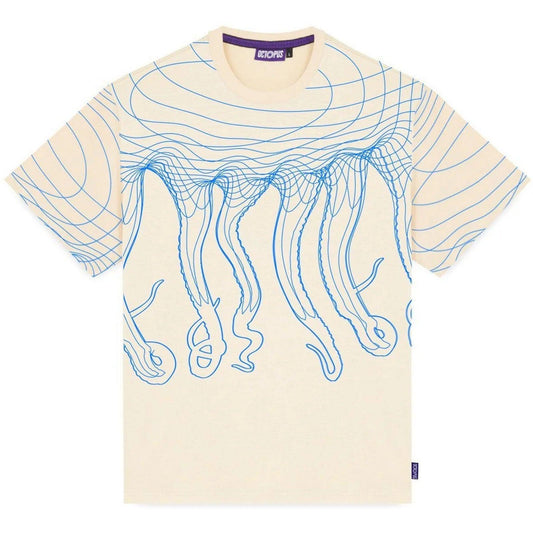 T-shirt Uomo Octopus - Octopus Flowing Tee - Bianco