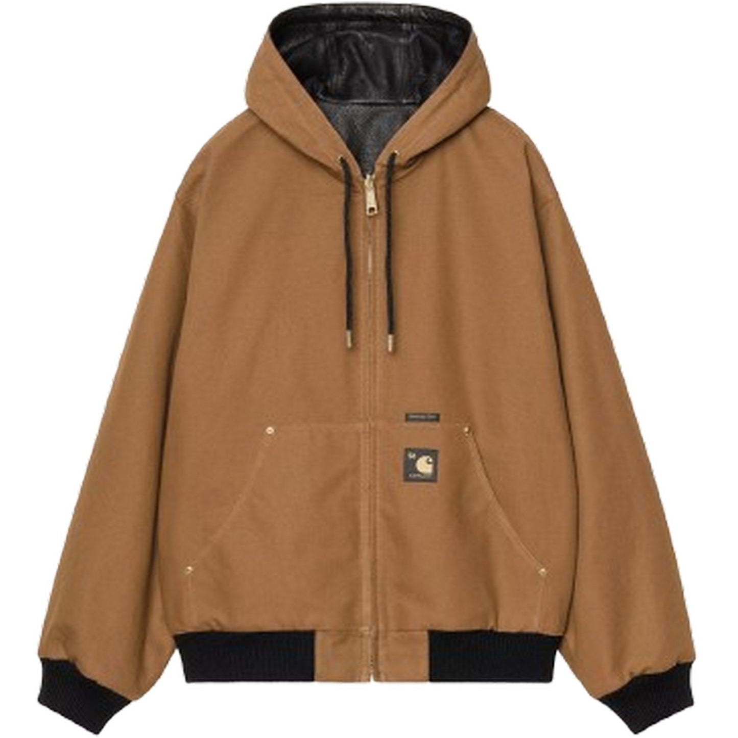 Giacche Uomo Carhartt Wip - 50 Years Anniversary OG Active Jacket Leather - Nero