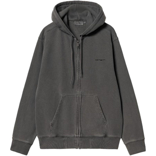 Felpe con cappuccio Uomo Carhartt Wip - Hooded Duster Script Jacket - Nero