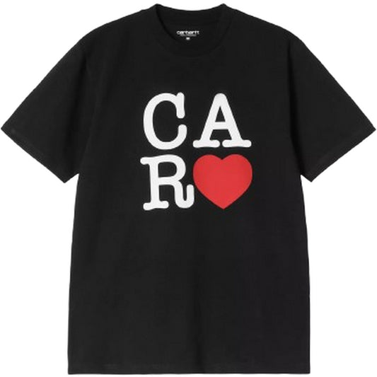 T-shirt Uomo Carhartt Wip - S/S I Hartt T-Shirt - Nero