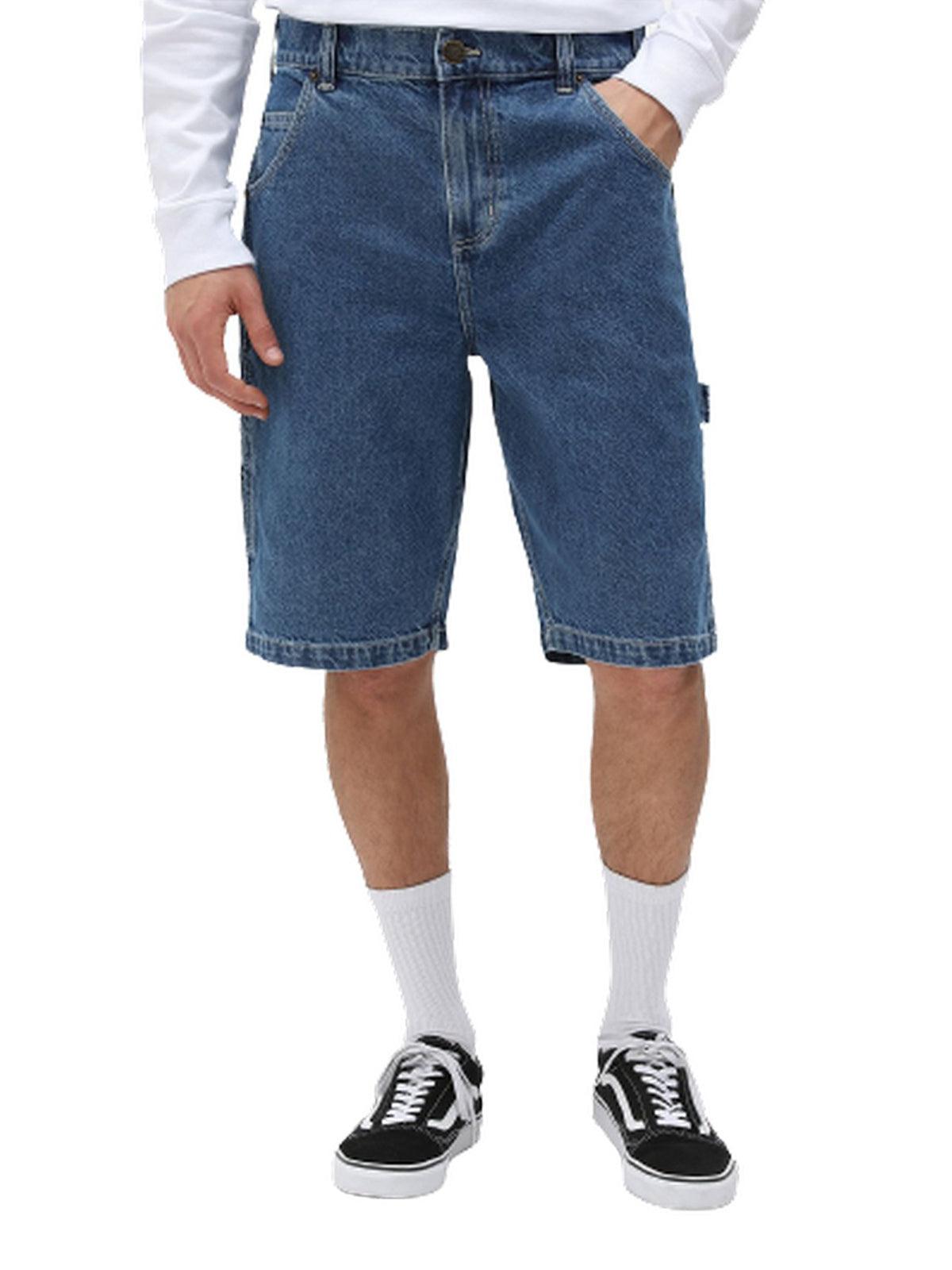 Bermuda Uomo Dickies - Garyville Denim Short - Blu