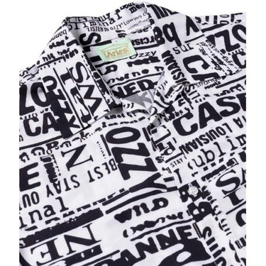 Camicie casual Unisex Aries - Ozzy Hawaiian Shirt - Bianco
