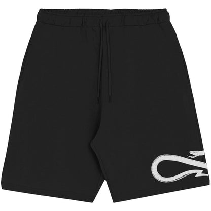 Pantaloncini Uomo Propaganda - Sweatshorts Logo - Nero