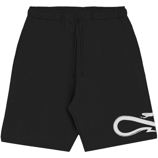 Pantaloncini Uomo Propaganda - Sweatshorts Logo - Nero