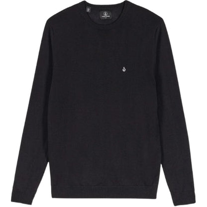Maglie a manica lunga Uomo Volcom - Uperstand Sweater - Nero