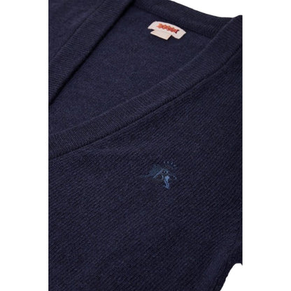 Cardigan Uomo Baracuta - Shetland Cardigan - Blu