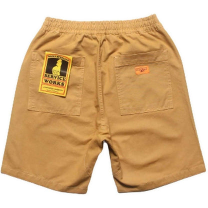 Bermuda Uomo Service Works - Classic Canvas Chef Shorts - Beige