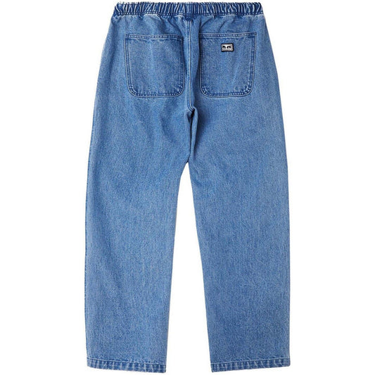 Pantaloni Unisex Obey - Easy Denim Pant - Celeste
