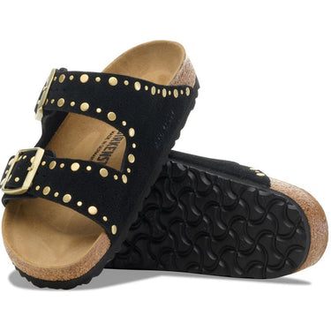 Birkenstock Sandales unisexes - Arizona Rivet - Noir