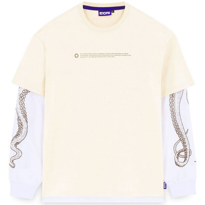 Maglie a manica lunga Uomo Octopus - Logo Double Ls Tee - Beige