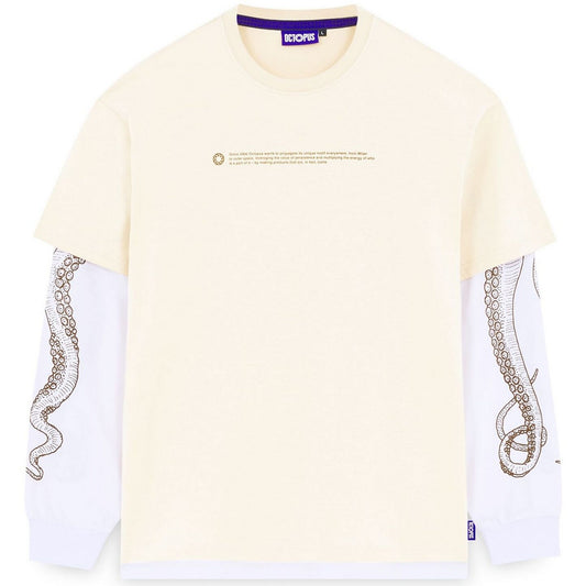 Maglie a manica lunga Uomo Octopus - Logo Double Ls Tee - Beige