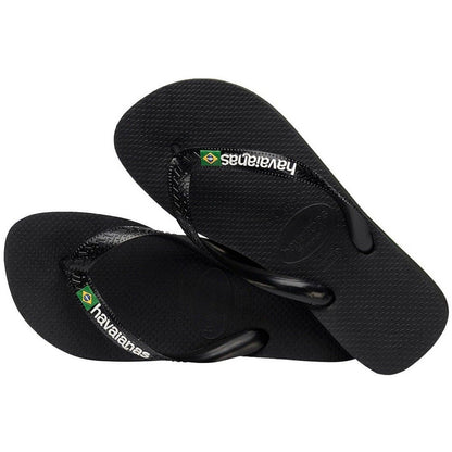 Infradito Unisex Havaianas - Brasil Logo - Nero