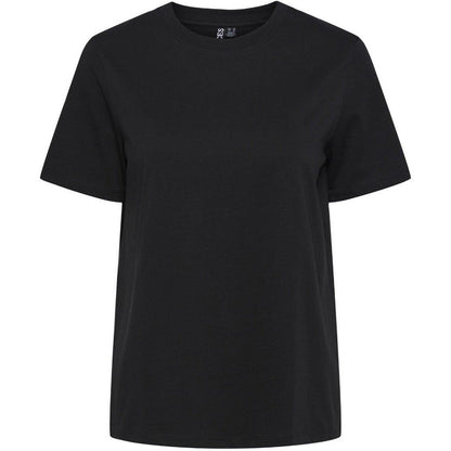 T-shirt Donna Pieces - Pcria Ss Solid Tee Noos Bc - Nero