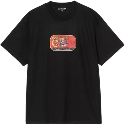 T-shirt Uomo Carhartt Wip - S/S Sardinas T-Shirt - Nero