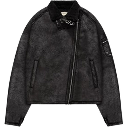 Giacche Uomo Reternity - Aero Shearling Jacket - Nero