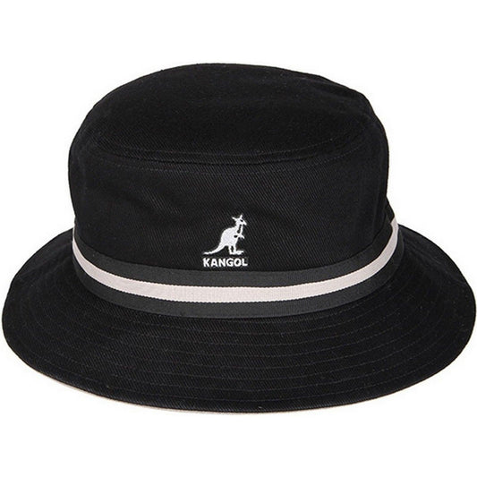 Cappelli alla pescatora Unisex Kangol - Stripe Lahinch - Nero