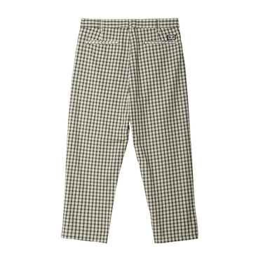 Spodnie unisex Obey - Fubar Plisowane spodnie w kratę - Wielokolorowe