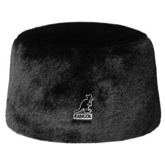 Bombette Unisex Kangol - Faux Fur Topper - Nero