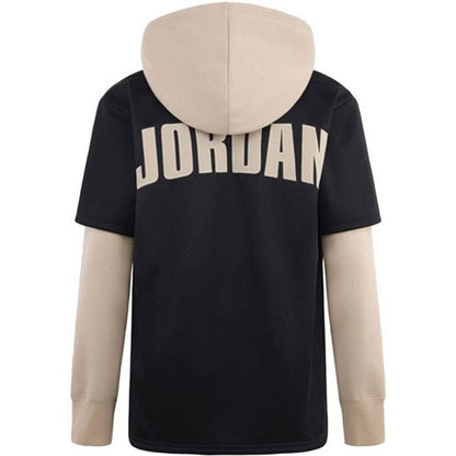 Felpe con cappuccio Ragazzi Unisex Jordan - Jdb Hooded Jumpman Baseball P - Nero