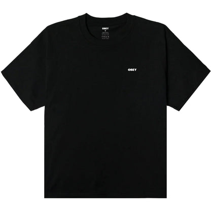 T-shirt Uomo Obey - Obey Heat Map Icon Tee - Nero