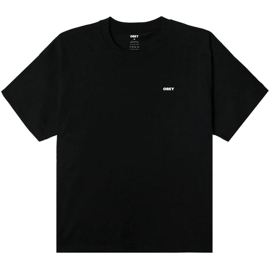 T-shirt Uomo Obey - Obey Heat Map Icon Tee - Nero