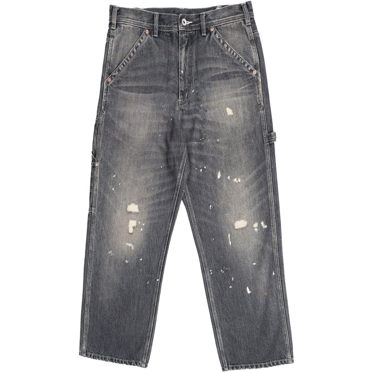 Jeans Uomo Evisu - Vintage Patchwork Denim - Grigio