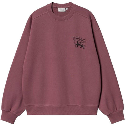 Maglie Uomo Carhartt Wip - Stamp Sweat - Fucsia