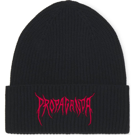 Berretti in maglia Unisex Propaganda - Beanie Misery - Nero