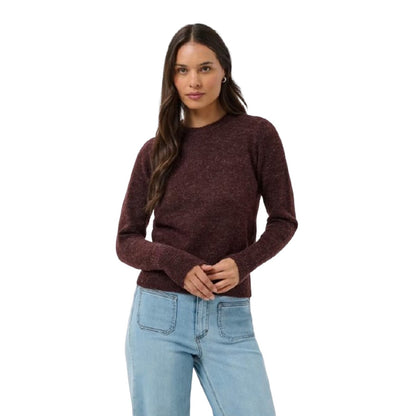 Maglioni Donna Kaffe - KAniel Crew Neck Pullover - Viola