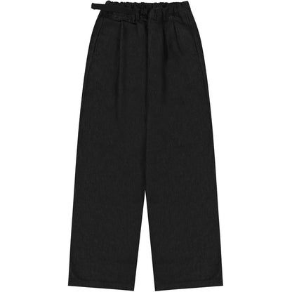 Pantaloni Uomo KAPPY DESIGN - Two Tuck Wide Denim Pants - Nero