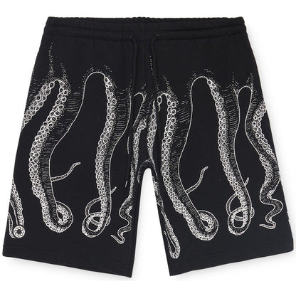 Pantaloncini Uomo Octopus - Octopus Outline Sweatshorts - Nero