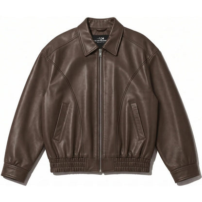 Giacche Uomo Vertere Berlin - Mercy Faux Leather Jacket - Marrone