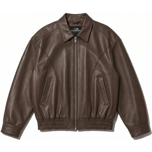 Giacche Uomo Vertere Berlin - Mercy Faux Leather Jacket - Marrone