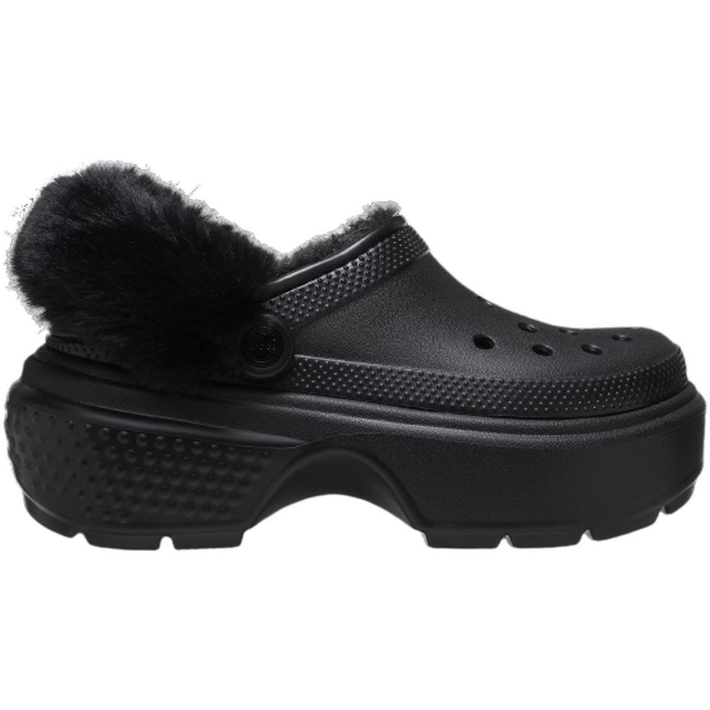 Zoccoli e sabot Donna Crocs - Stomp Lined Clog - Nero