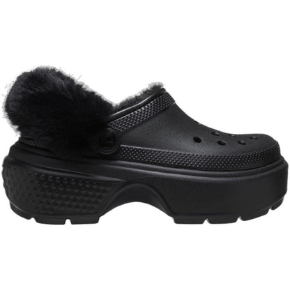 Zoccoli e sabot Donna Crocs - Stomp Lined Clog - Nero