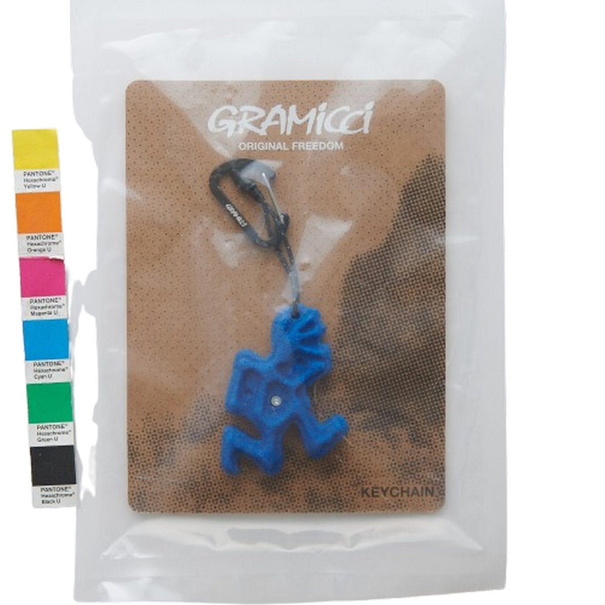 Uomo Uomo Gramicci - Running Man Climbing Key Chain - Blu