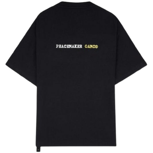 T-shirt Uomo OAMC Peacemaker - Regular Tee Slow Down Print - Nero