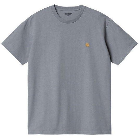 T-shirt Uomo Carhartt Wip - S/S Chase T-Shirt - Grigio