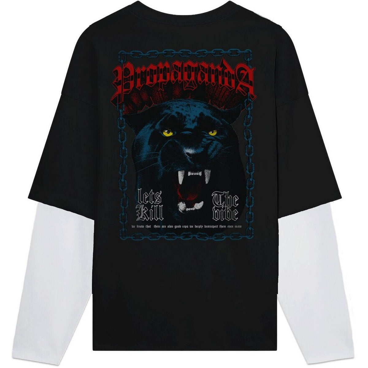 Maglie a manica lunga Uomo Propaganda - Tee Longsleeve M/L Let's Kill - Nero