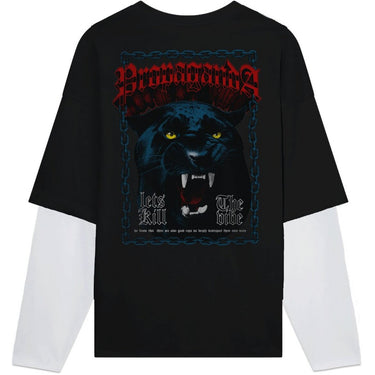 Maglie a manica lunga Uomo Propaganda - Tee Longsleeve M/L Let's Kill - Nero