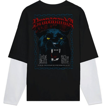 Maglie a manica lunga Uomo Propaganda - Tee Longsleeve M/L Let's Kill - Nero