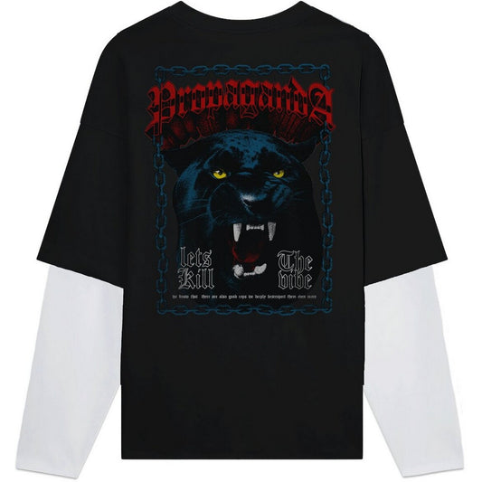 Maglie a manica lunga Uomo Propaganda - Tee Longsleeve M/L Let's Kill - Nero