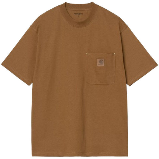 T-shirt Uomo Carhartt Wip - S/S Eldon Pocket T-Shirt - Marrone