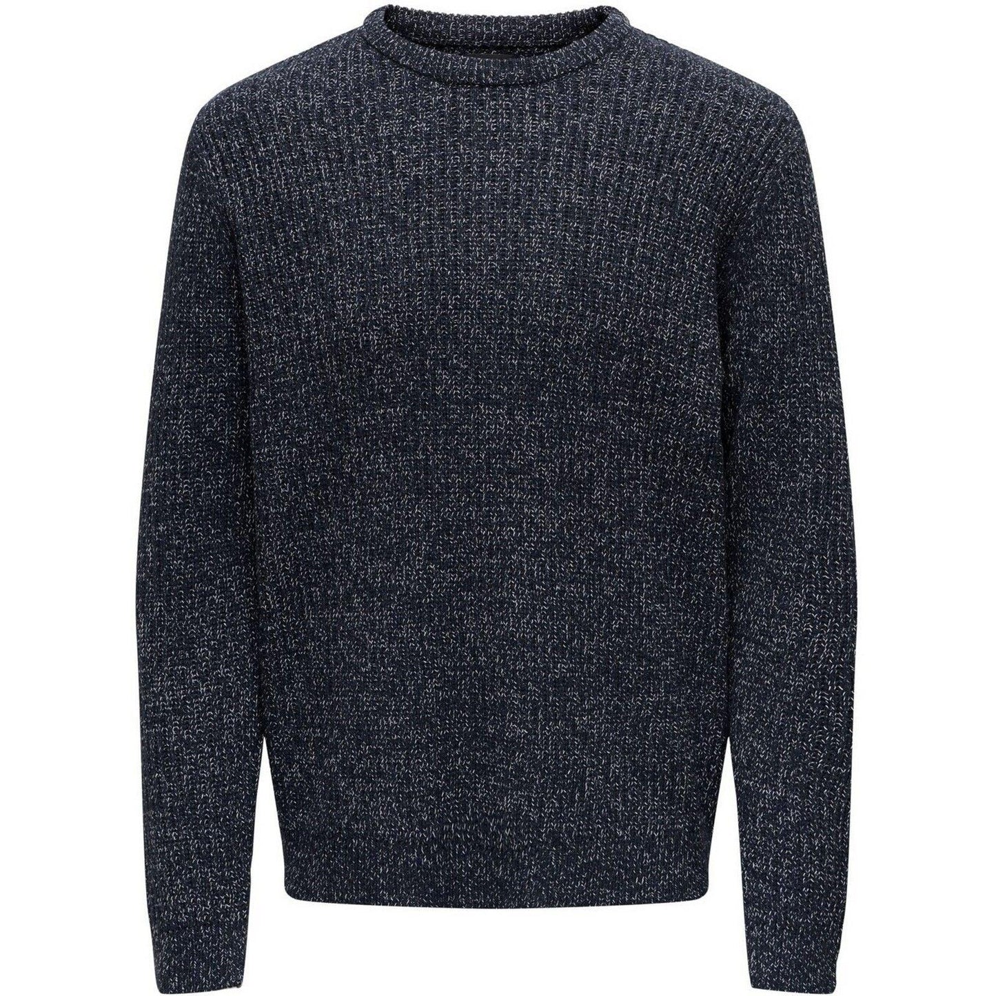 Felpe senza cappuccio Uomo Only & Sons - Onsmalaki Reg 7 Crew Knit - Blu