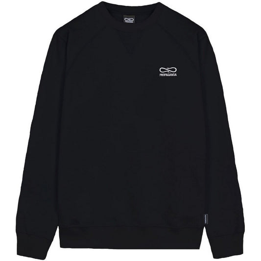 Felpe senza cappuccio Uomo Propaganda - Crewneck Logo Embroidery - Nero