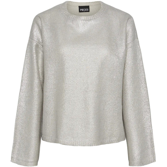 Maglie Donna Pieces - Pullover Fem Knit - Grigio