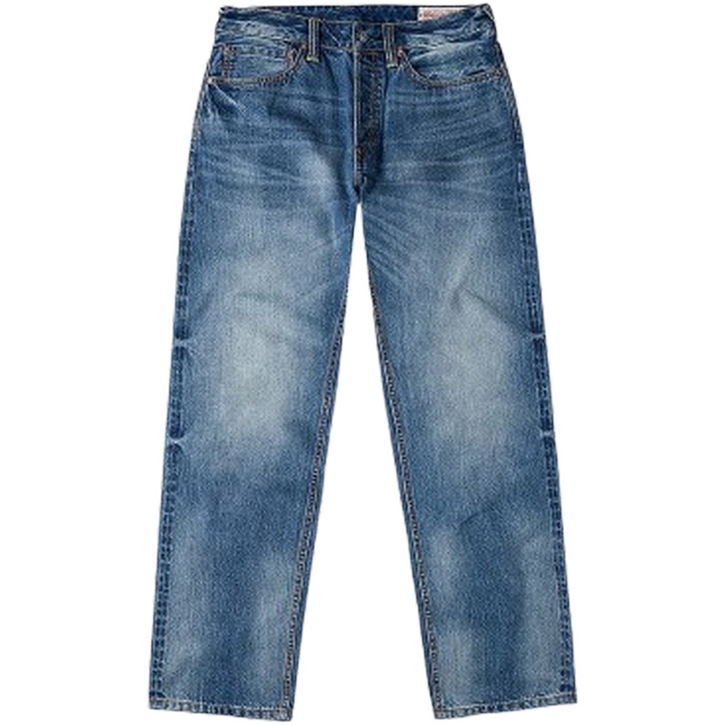 Jeans Uomo Evisu - Ht, Yellow Daicock Printed Jeans - Blu