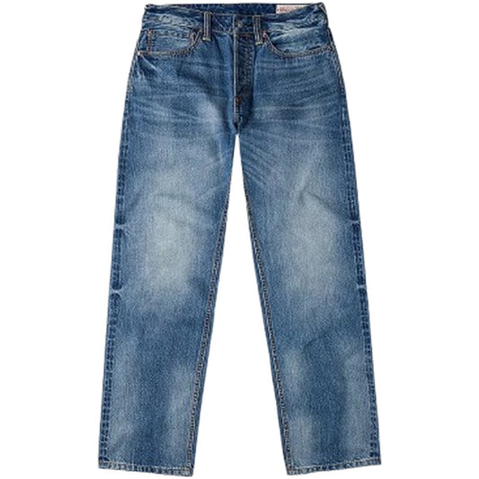 Jeans Uomo Evisu - Ht, Yellow Daicock Printed Jeans - Blu